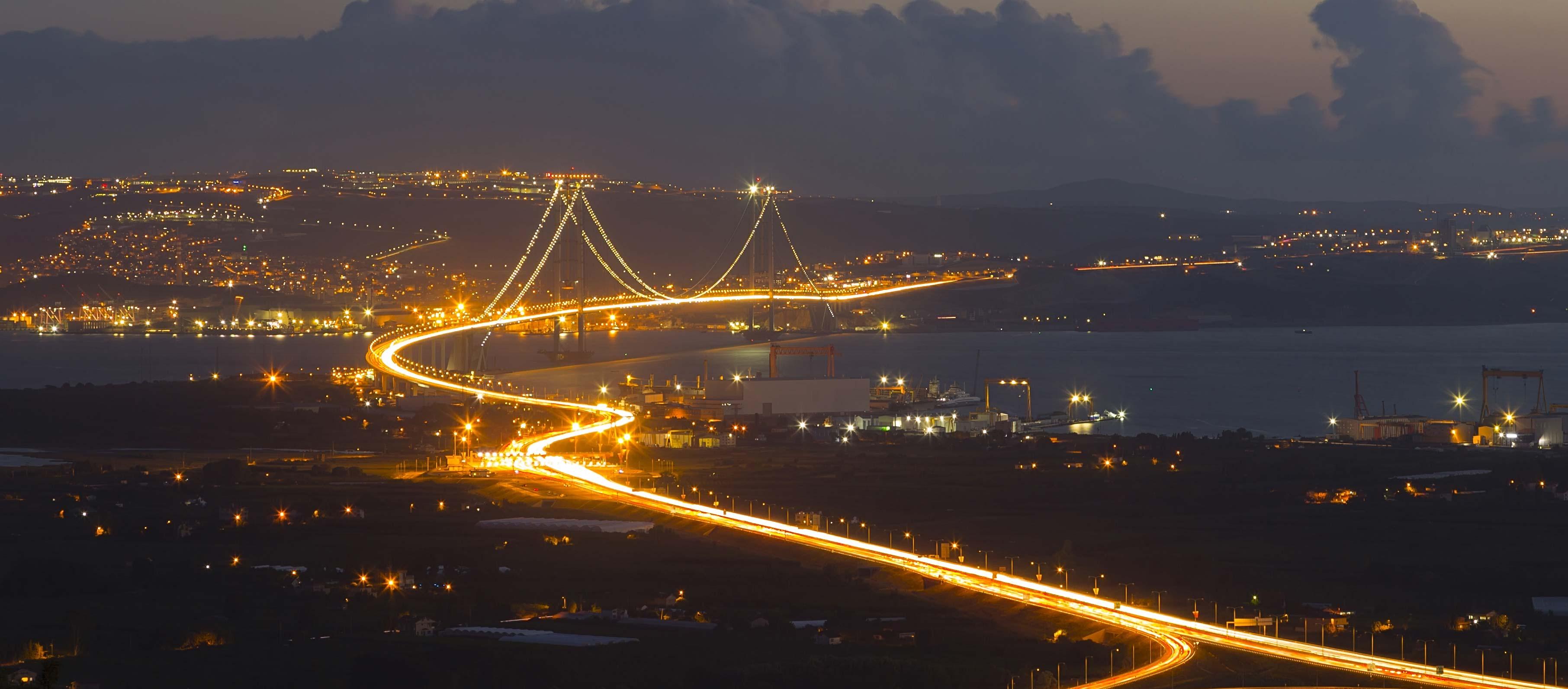 Osmangazi Köprüsü IHI Construction - Otoyol A.Ş. Gebze-İzmir Otoyol Projesi Osmangazi Asma Köprü Elektrik Altyapı İnşaatı
